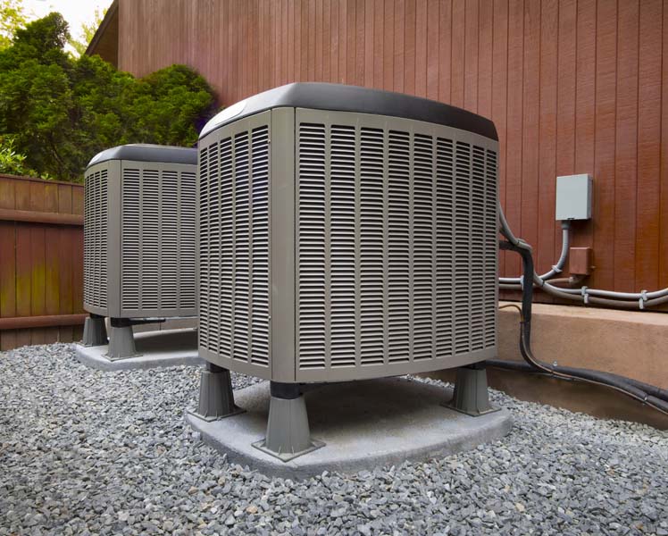 HVAC heating and air conditioning residential units.